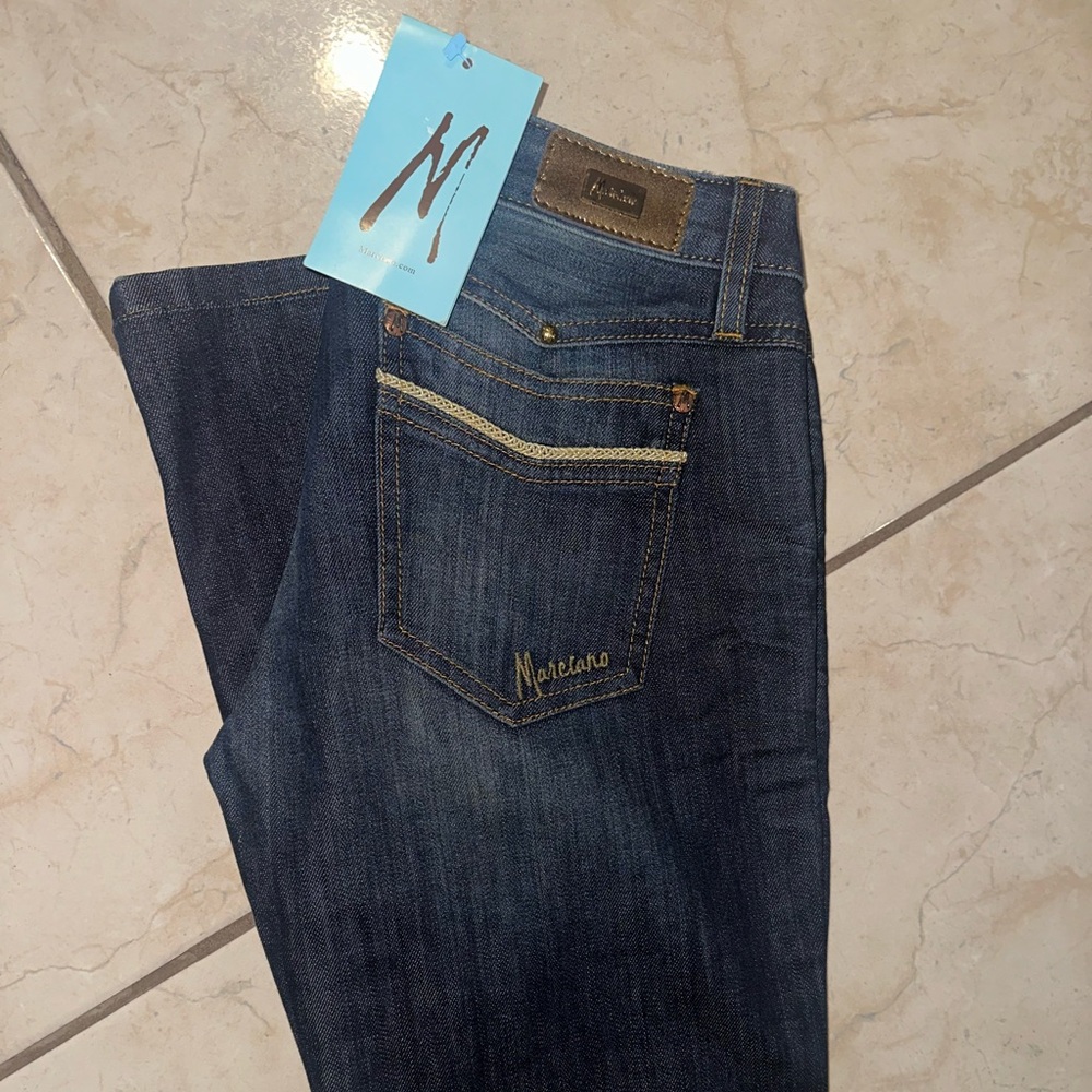 Maurices Dark Blue Straight Leg Jeans
